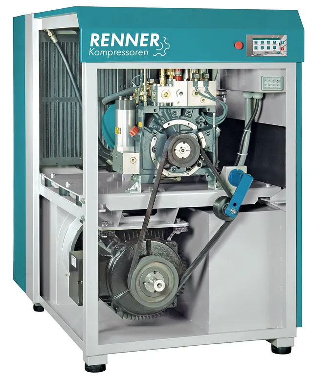 Schraubenkompressoren der Baureihe RS-M Booster (Riemenantrieb) RS-M Booster